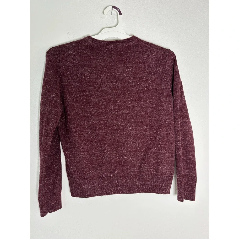 Gap Sweater Unisex Kids XL Maroon Knitted Long Sleeve‎ Cozy Warm Outdoor Winter